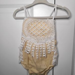 Boho Baby Girl Romper size 3-6m